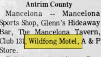 Wildfong Motel (Watsons Motel) - Nov 1972 Article